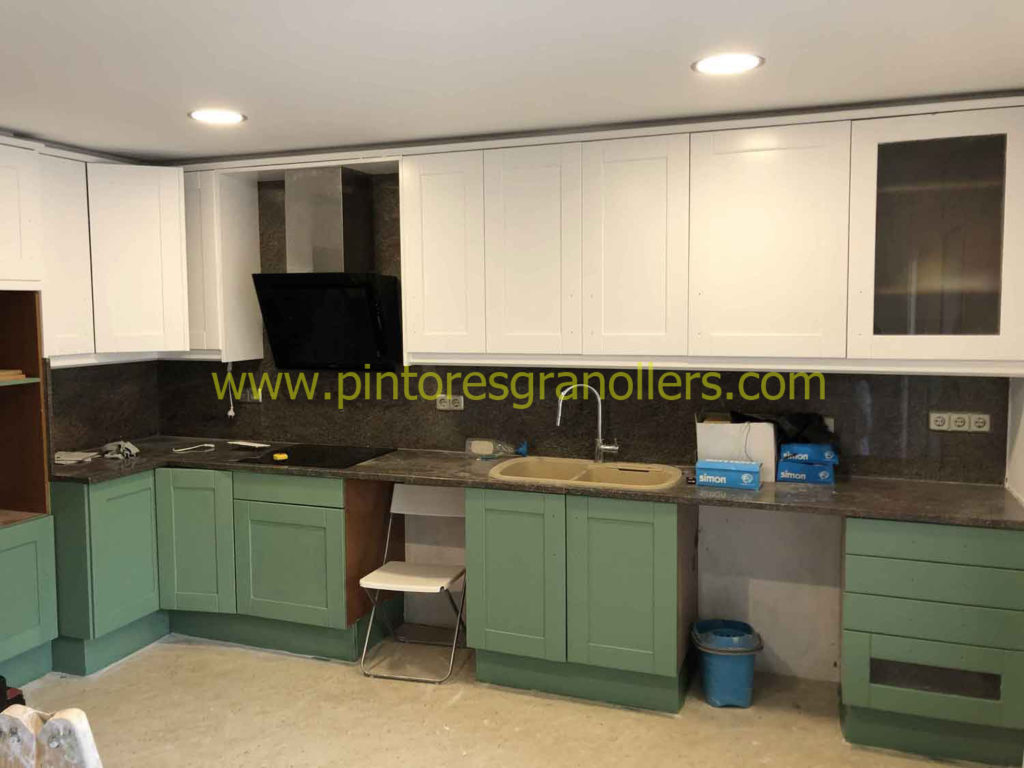 Muebles de Cocina pintados